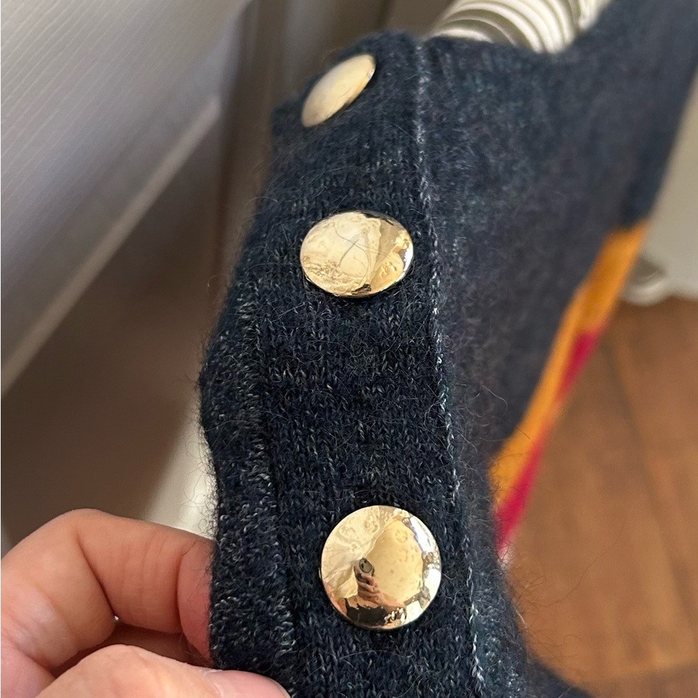 Sezane howard wool mohair Multicolor Striped Sweater - Picture 4 of 8